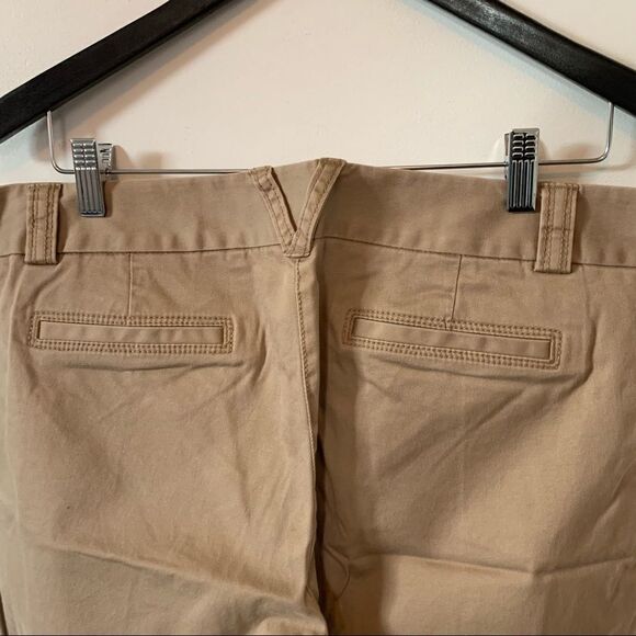 J. Crew Factory Tan “City Fit” Regular Stretch Wide Bootcut Flare Chino Pants - Picture 5 of 7